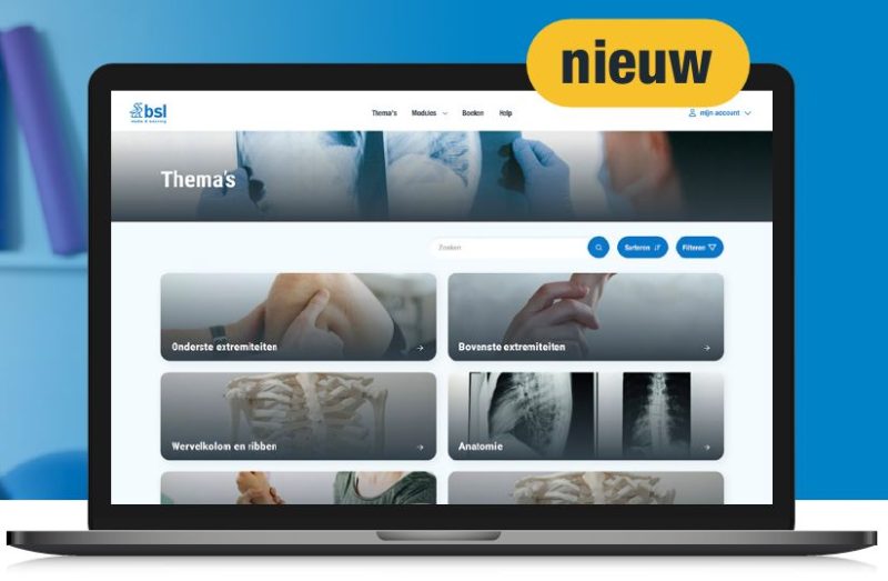 Themas Fysiotherapie laptop